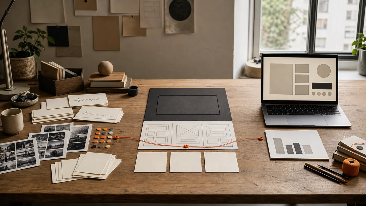 Von Interview-Evidenz über Produkt-Frame und Wireframes bis zum funktionierenden digitalen Prototyp